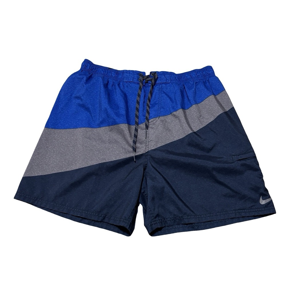 Nike Men's Wrap Around Big Swoosh Mesh Lined Swim Trunks *Flawed* XL 32 x 5.5